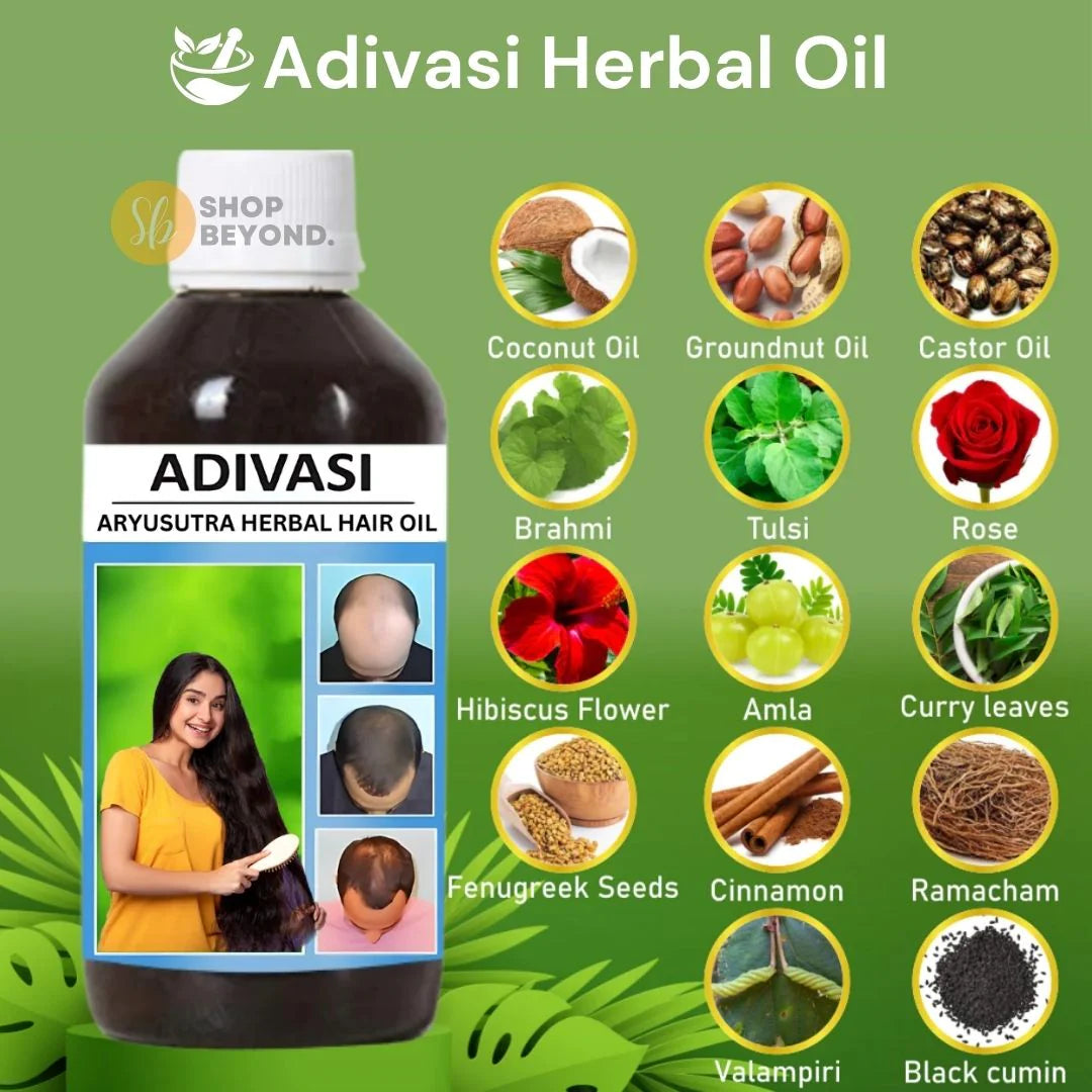 Adivasi Hair Oil Pack of 2 (100 ml) D