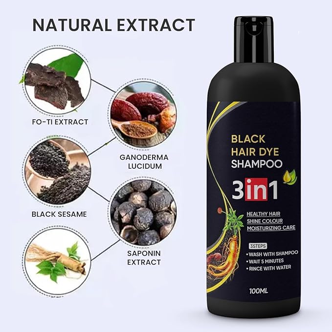 Herbal 3 in 1 Hair Dye Pack of 2(D)