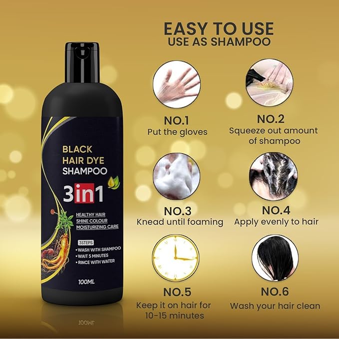 Herbal 3 in 1 Hair Dye Pack of 2(D)