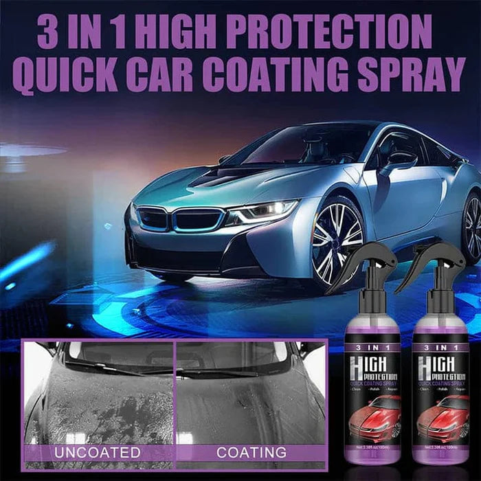Car Coating Spray Automobile Glass Coating Agent (Pack of 2)