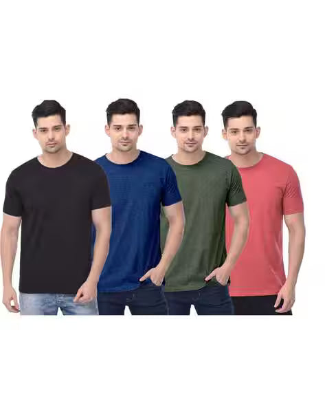Casual T-shirt (Pack of 4)
