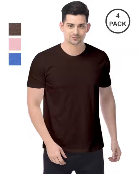 Casual T-shirt (Pack of 4)