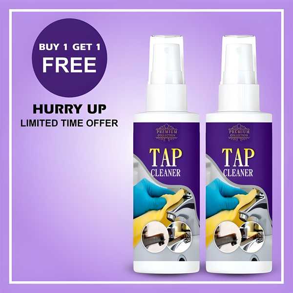 Spray for Bathroom Taps, Tiles Stain Remover(Pack of 2)