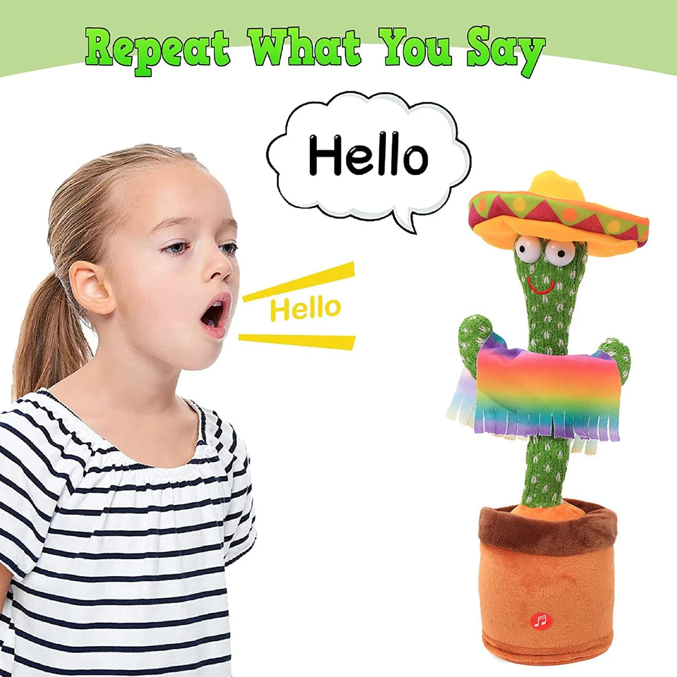 Talking & Dancing Cactus This Toy Talks