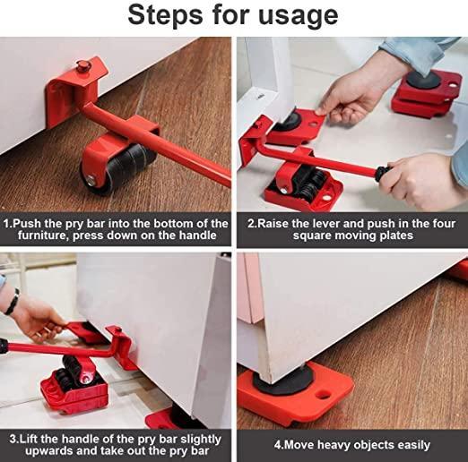 Furniture Lifter Mover Tool Set Heavy Duty