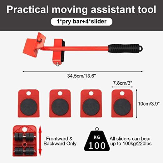 Furniture Lifter Mover Tool Set Heavy Duty
