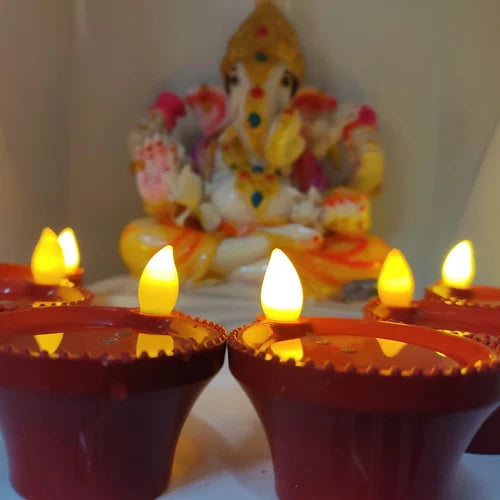 Water Sensor Diya (Pack of 6)