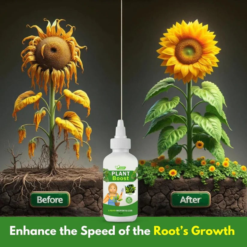 Plant Boost Liquid Biofertilizer for All Crops,Organic (Pack of 5)