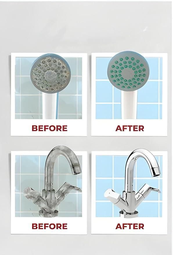 Spray for Bathroom Taps, Tiles Stain Remover(Pack of 2)