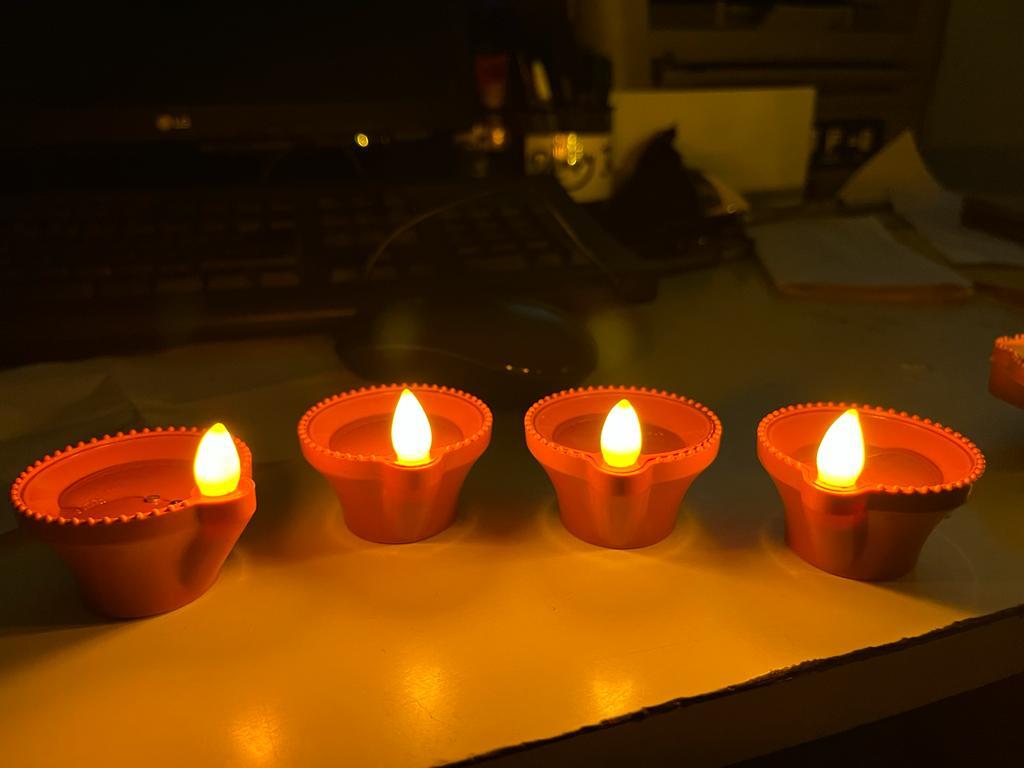 Water Sensor Diya (Pack of 6)