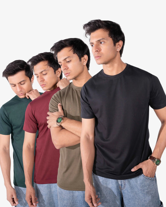 Casual T-shirt (Pack of 4)