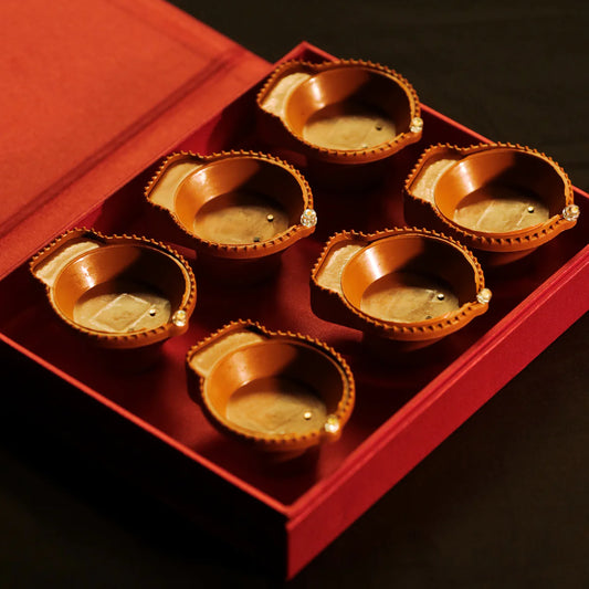 Water Sensor Diya (Pack of 6)