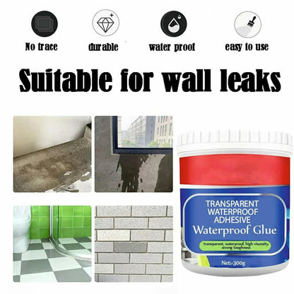 Transparent Waterproof Glue Plus Brush